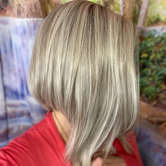 🦋WFEW, Gemini, Salt & Pepper Wig by Heather Dye, lace front wig - Picture 7 of 13